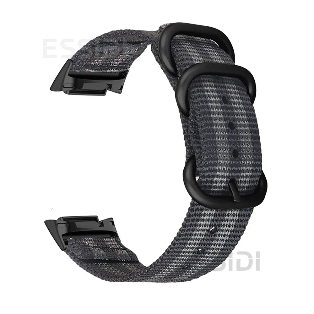Fitbit Charge 5 6 Nylon Band Loop - Flexible Durable Strap