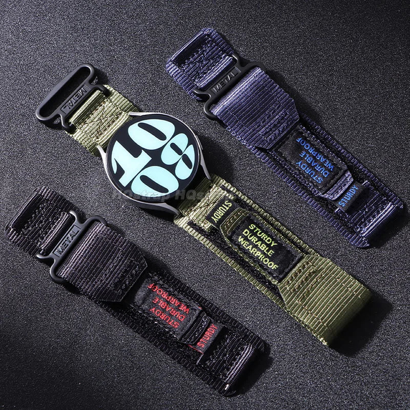 Amazfit Nylon Strap Canvas Watch Band Outdoor Sport Waterproof