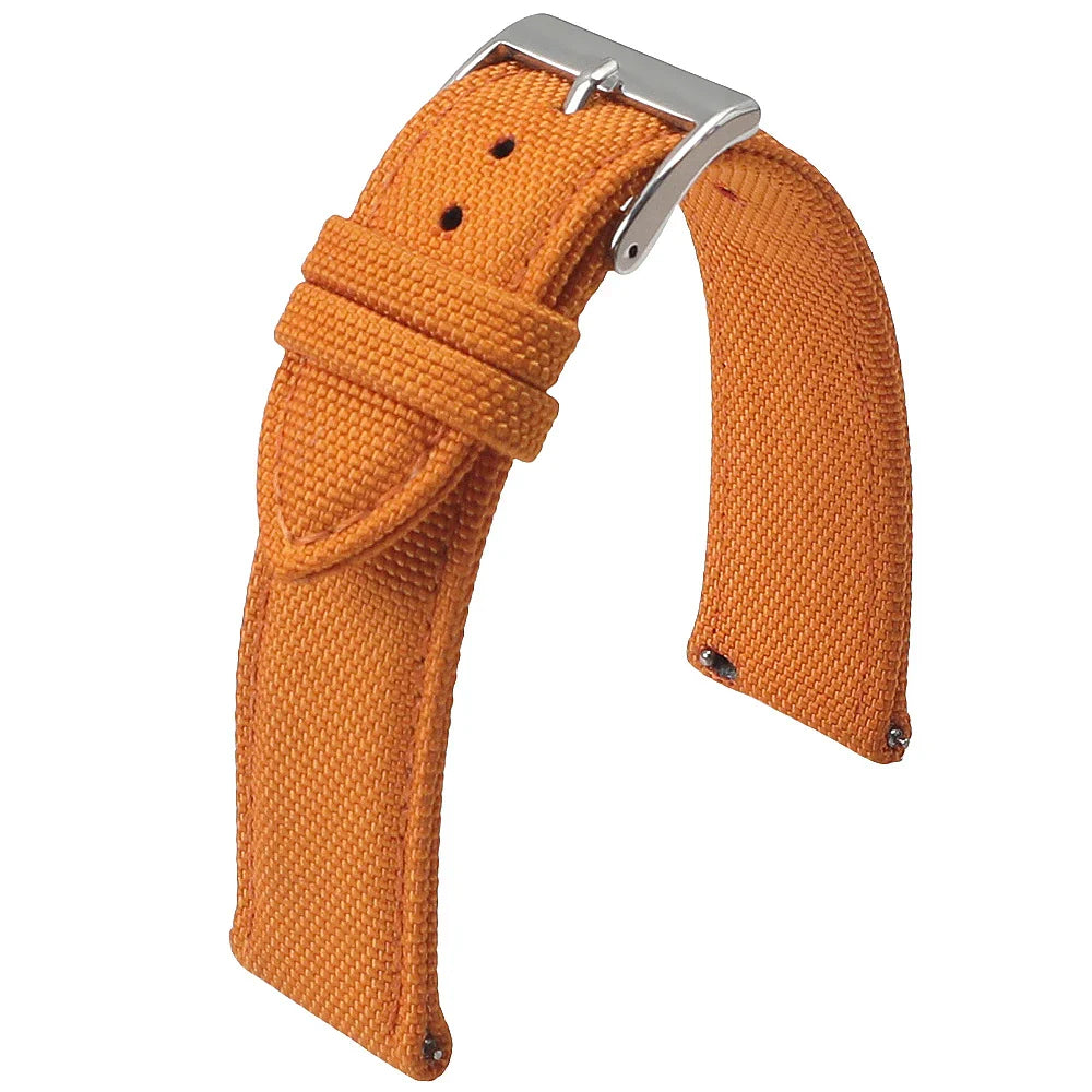 Polar Nylon Sailcloth Watch Strap Quick Release - Waterproof Unisex Band