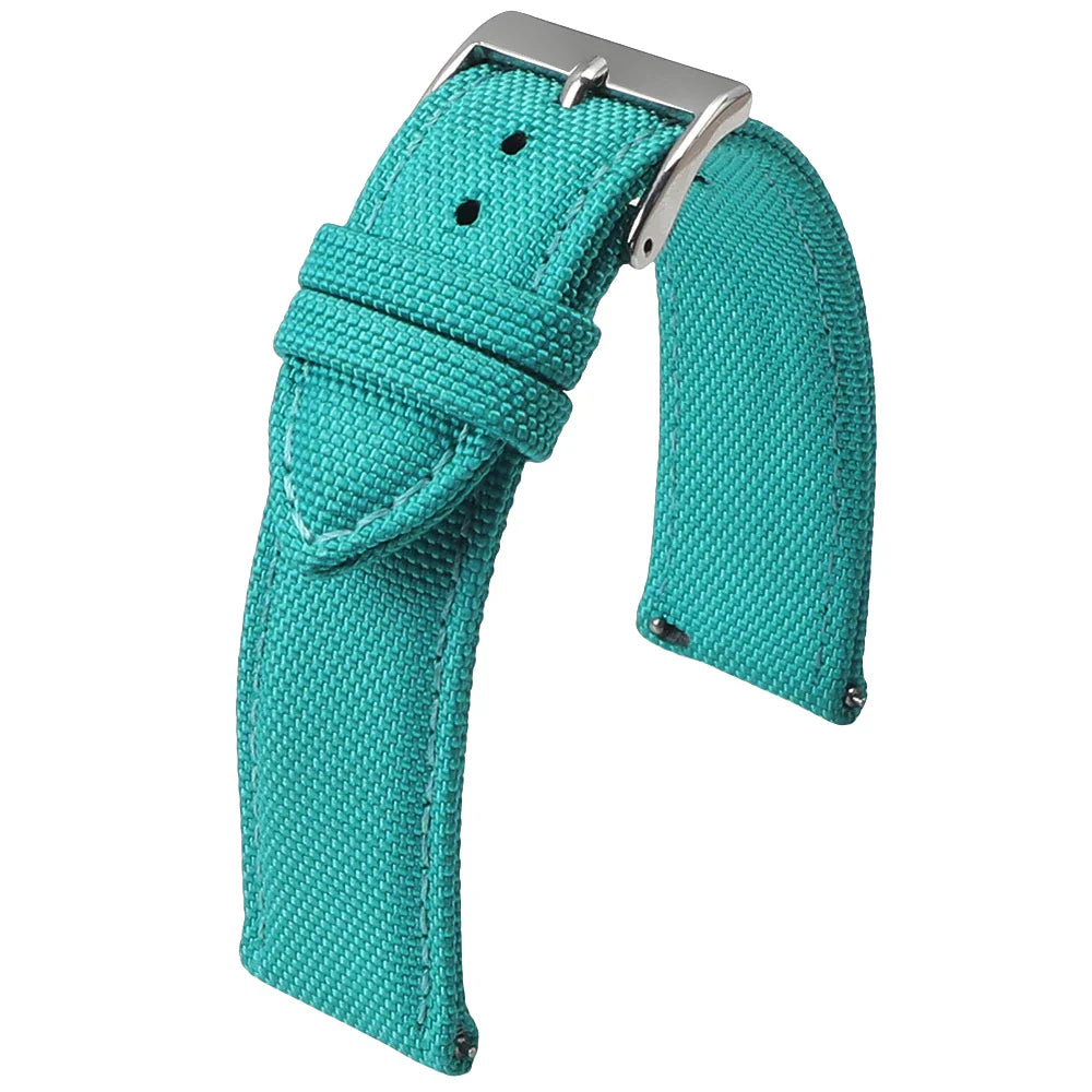 Polar Nylon Sailcloth Watch Strap Quick Release - Waterproof Unisex Band