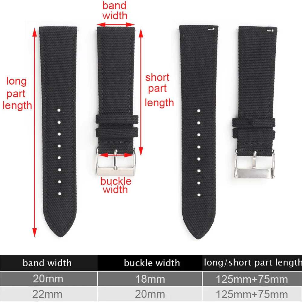 OnePlus Smartwatch Nylon Quick Release Sport Watch Band Men Women