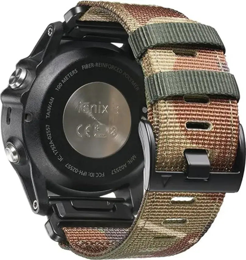 Garmin QuickFit Nylon Band - Tough Camo Design