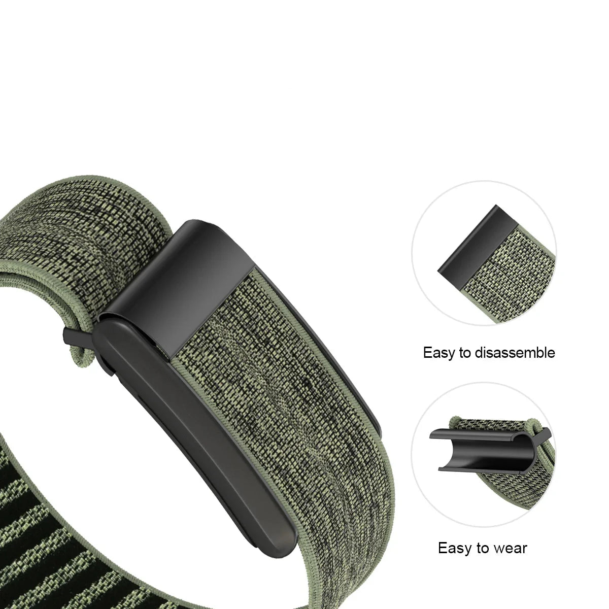 Whoop 5.0/4.0/3.0 Nylon Strap - Breathable Stretchy