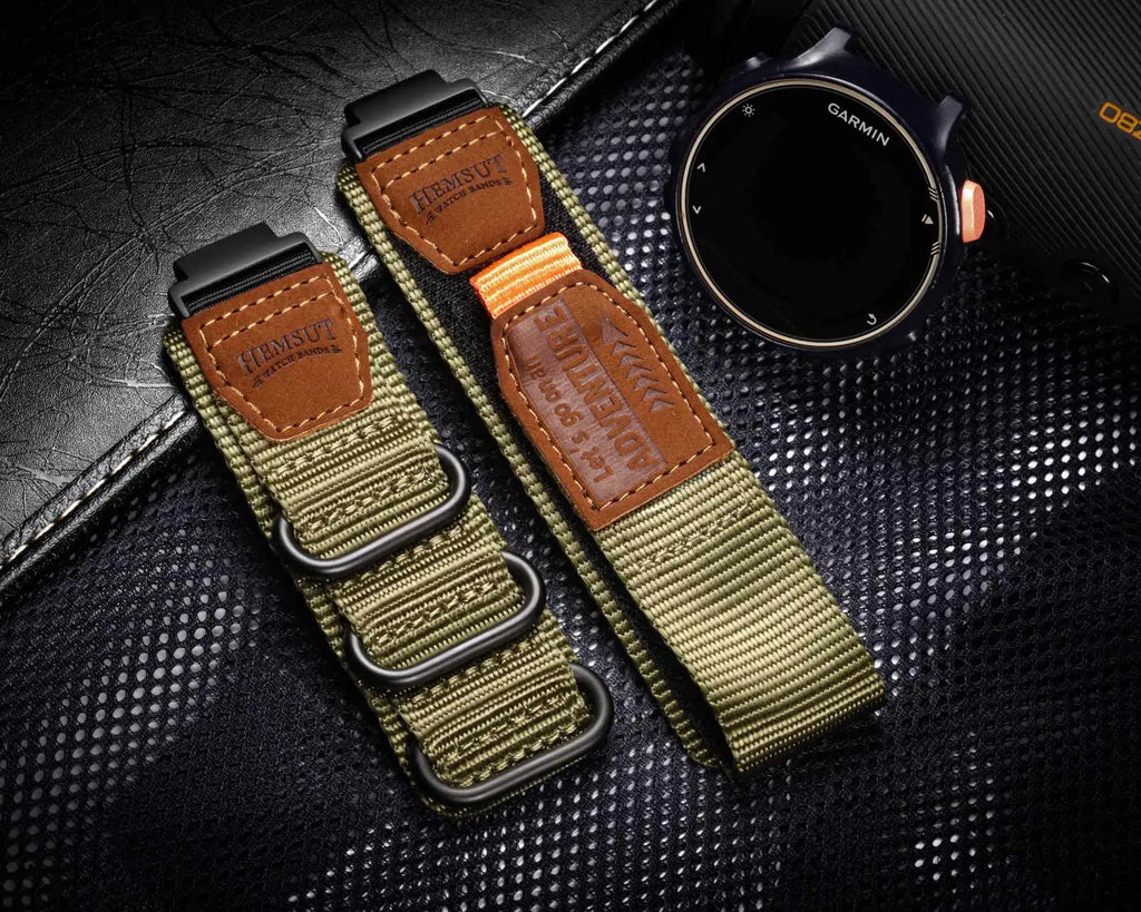 Garmin Rugged Nylon Watch Band Strap - Durable Design