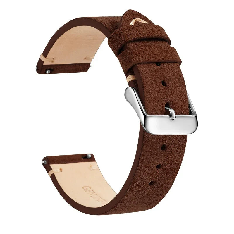 Polar Leather Watch Band Quick Release Genuine Cowhide Unisex