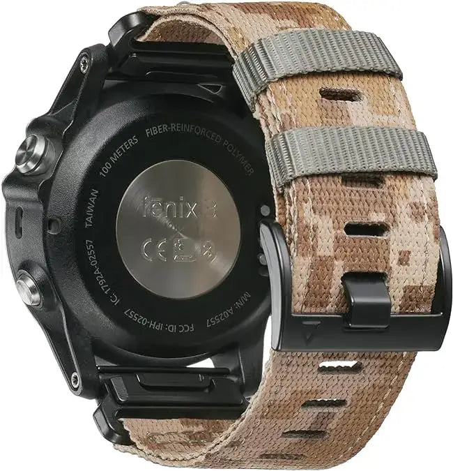 Garmin QuickFit Nylon Band - Tough Camo Design