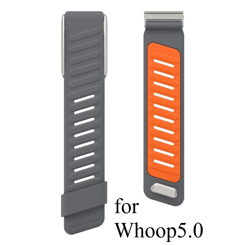 WHOOP 5.0 / 4.0 / 3.0  Silicone Band - Soft Waterproof Sweatproof