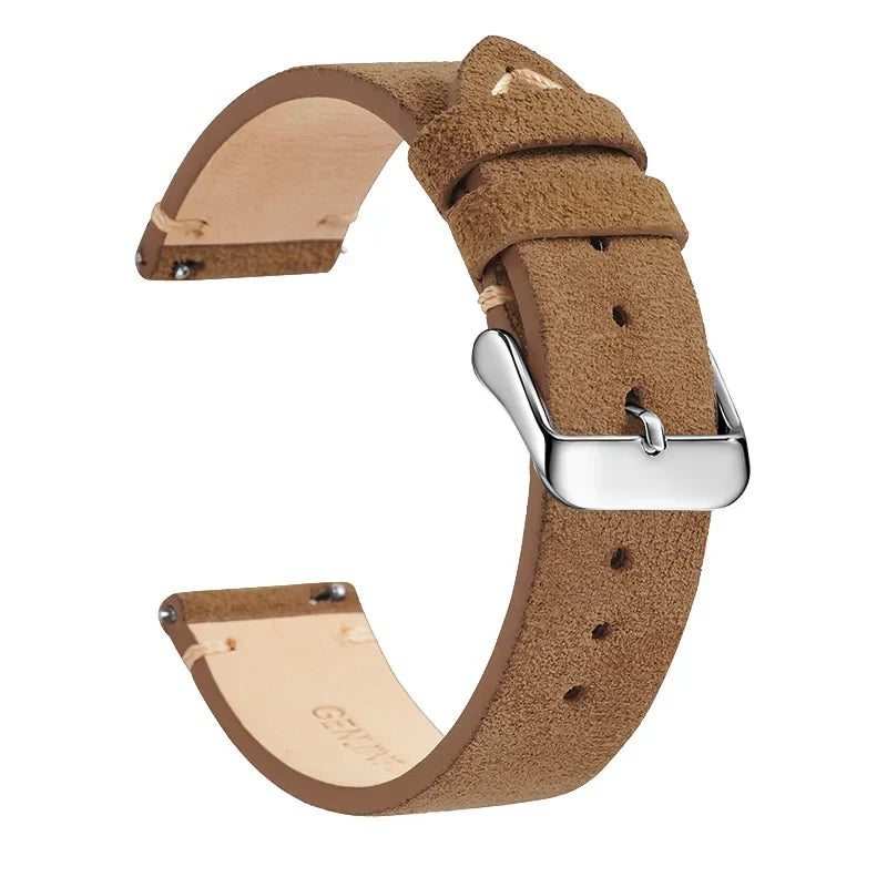 Polar Leather Watch Band Quick Release Genuine Cowhide Unisex