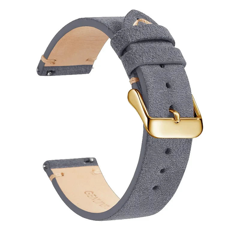 Polar Leather Watch Band Quick Release Genuine Cowhide Unisex
