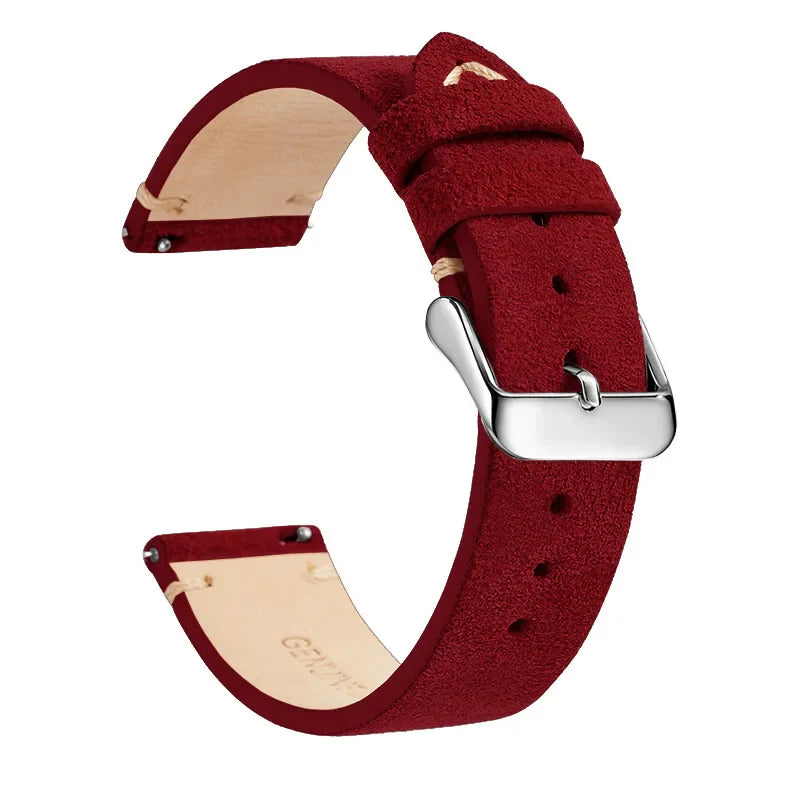 Polar Leather Watch Band Quick Release Genuine Cowhide Unisex