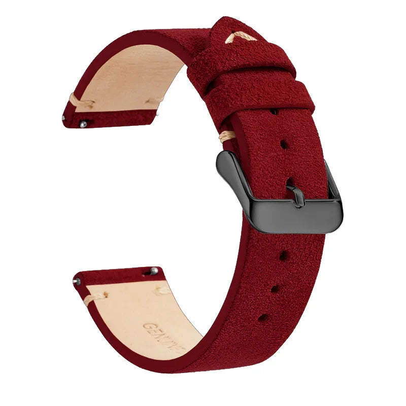 Polar Leather Watch Band Quick Release Genuine Cowhide Unisex