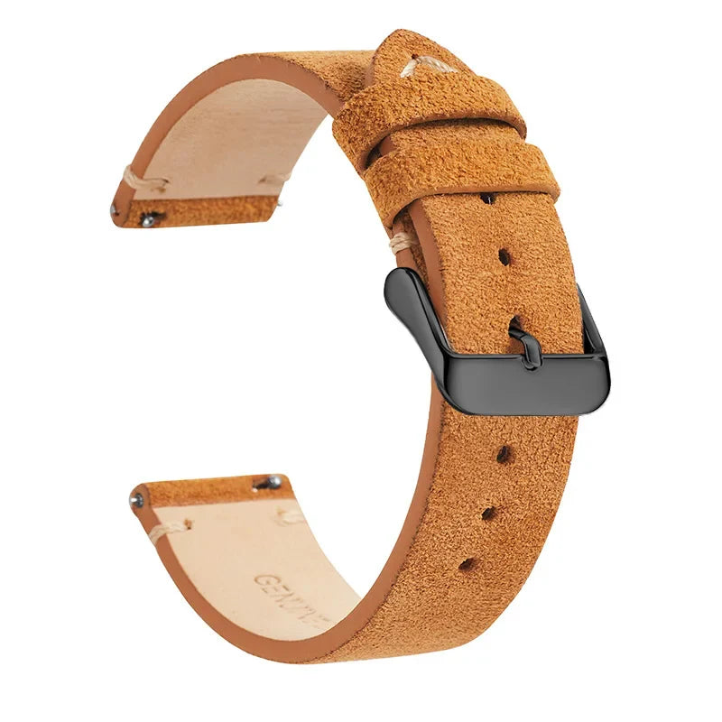 Polar Leather Watch Band Quick Release Genuine Cowhide Unisex