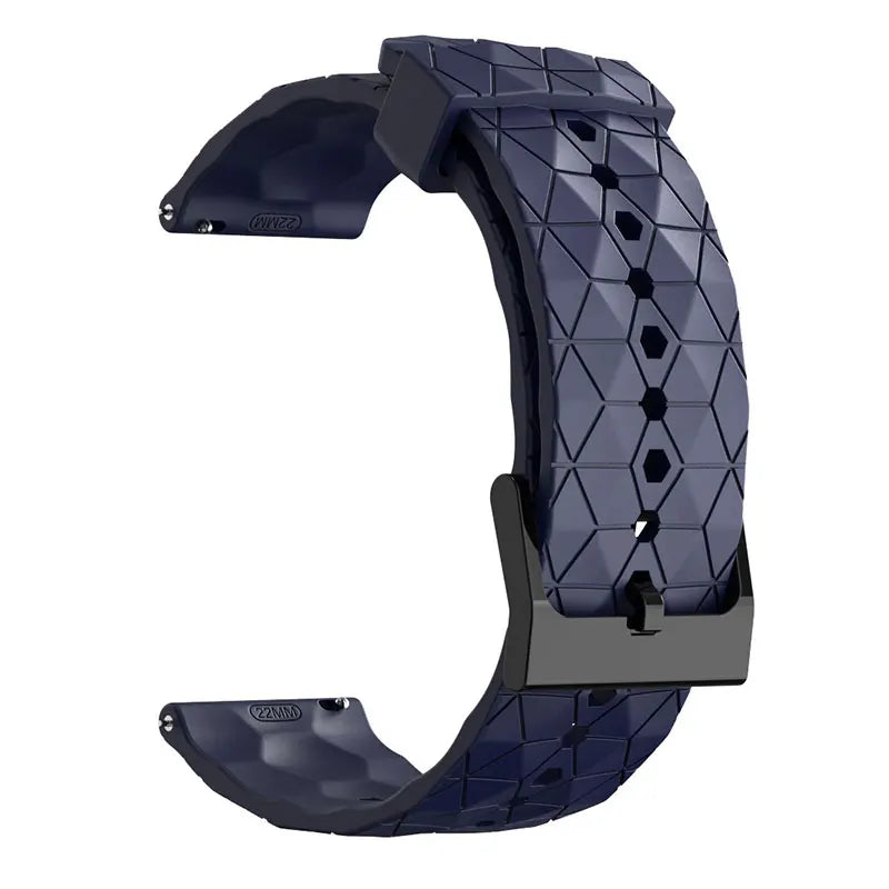 Amazfit Silicone Sport Watch Band Black Waterproof Strap for Everyday Wear