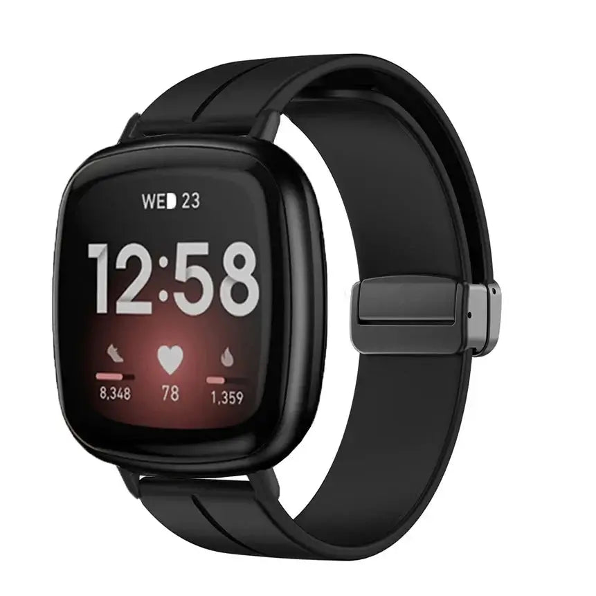 Fitbit Versa & Sense Silicone Strap With Magnetic Clasp