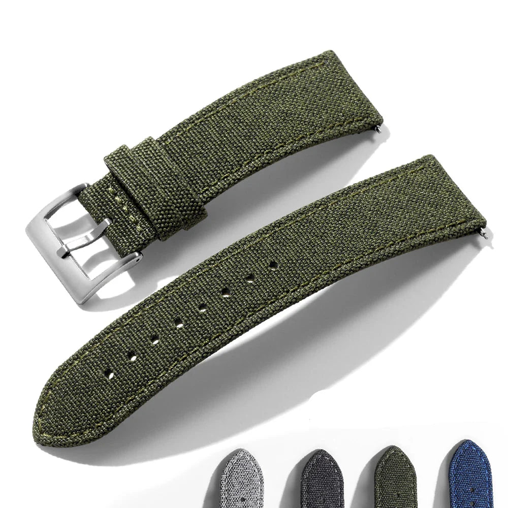 Amazfit Sailcloth Nylon Watch Band Waterproof Quick Release Strap