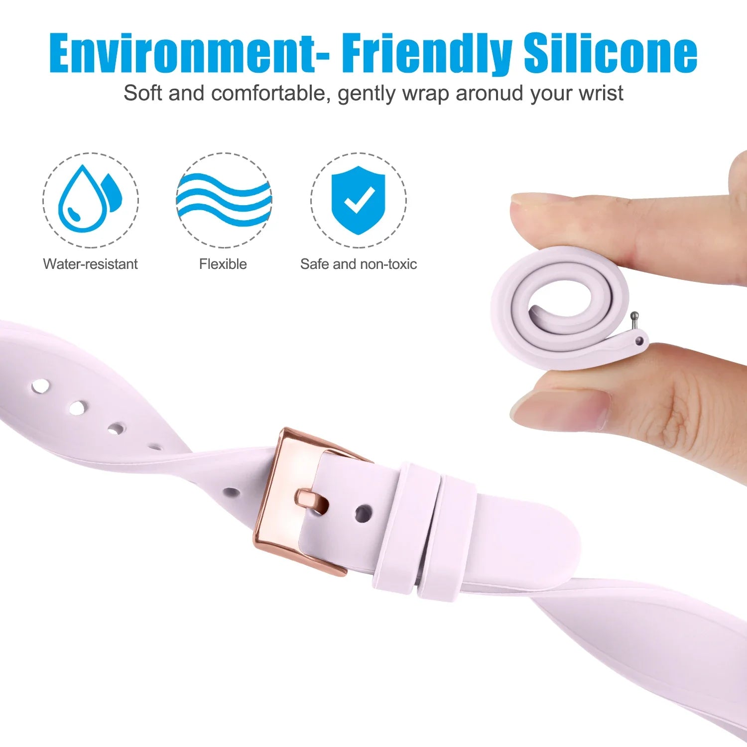 Silicone Fitbit Versa & Sense Bands