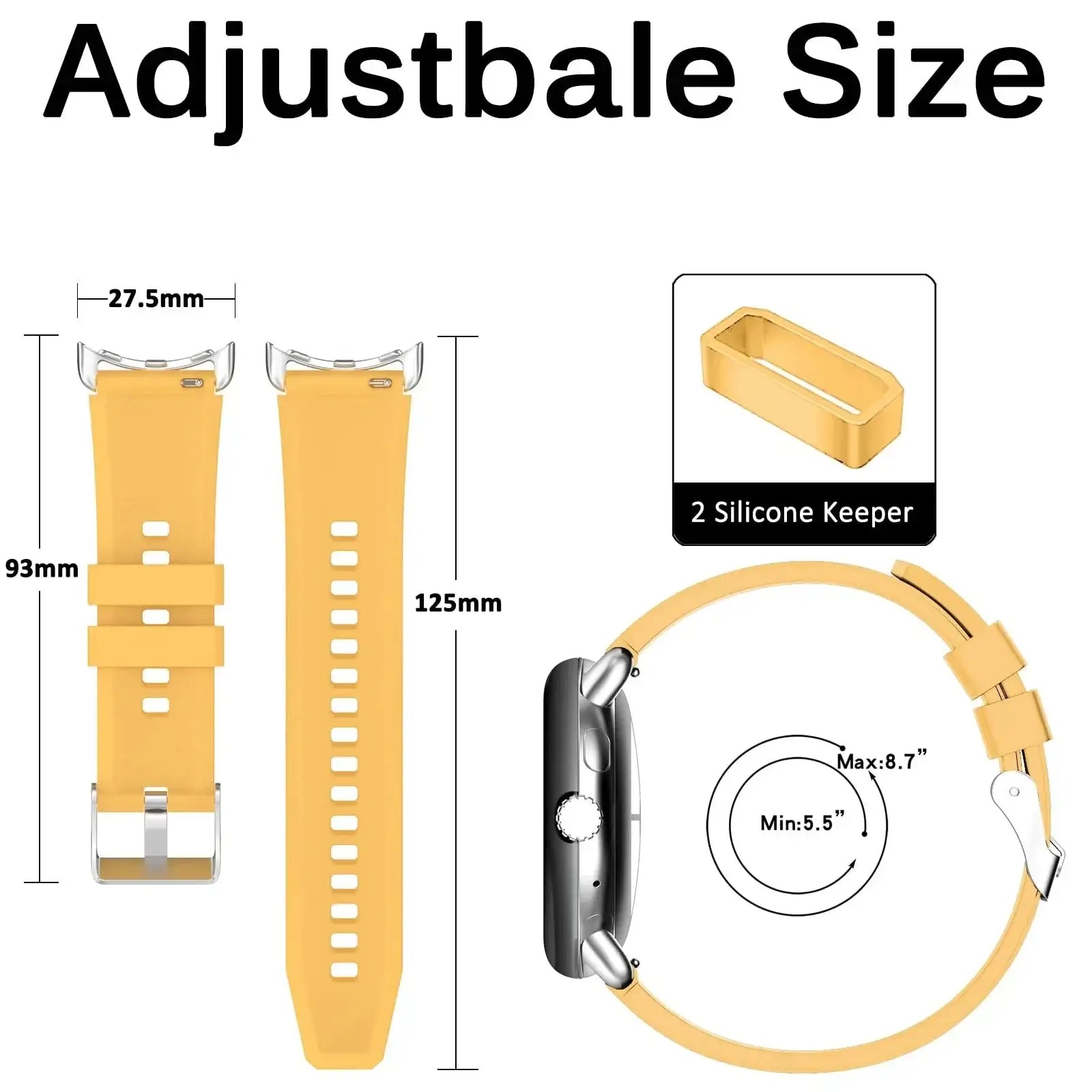 Google Pixel Silicone Strap - Soft, Flexible, Stylish Design