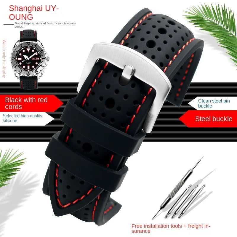 Polar Watch Band Breathable Silicone Strap For Polar Smartwatch