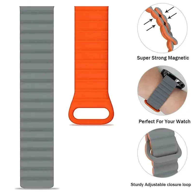 OnePlus Watch Magnetic Silicone Band Flexible Sport Strap