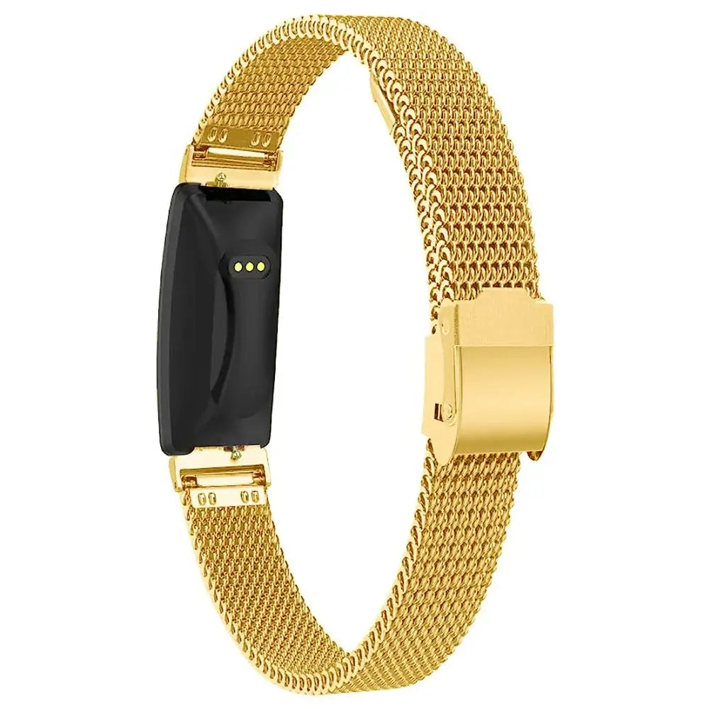 Fitbit Inspire 3, 2, 1, HR Stainless Steel Band