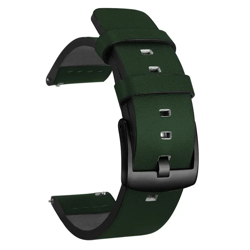 OnePlus Smartwatch Bands Leather Strap for Men Women Quick Release
