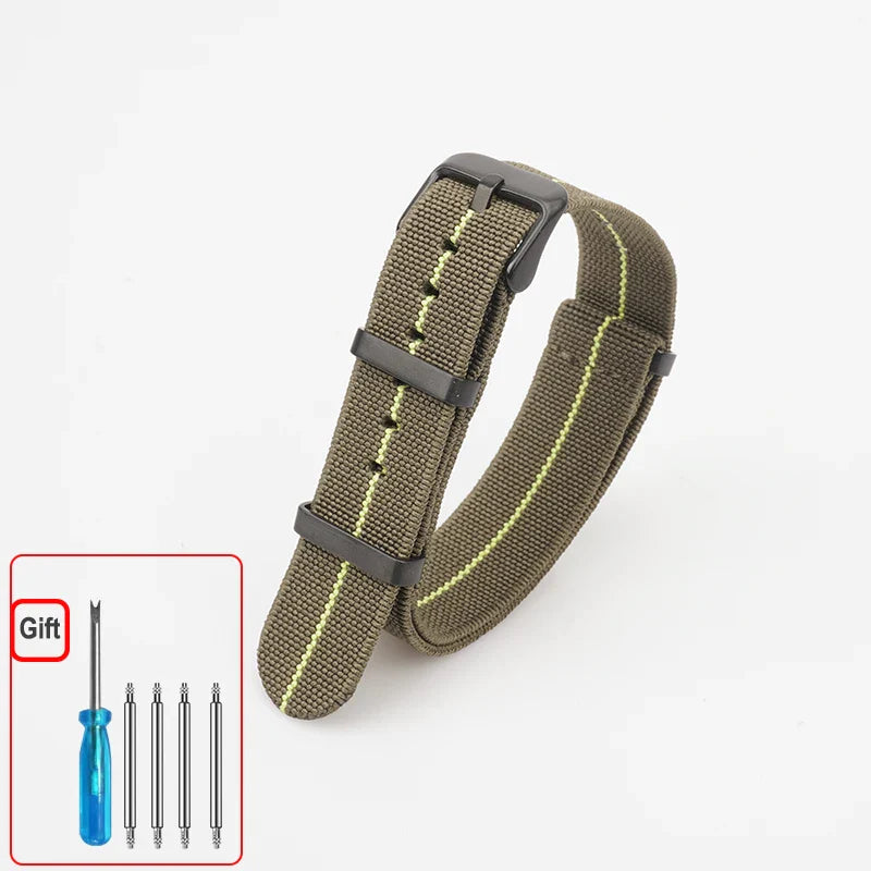Polar Elastic Nylon Watch Band, NATO Strap for Polar Smartwatch, Waterproof