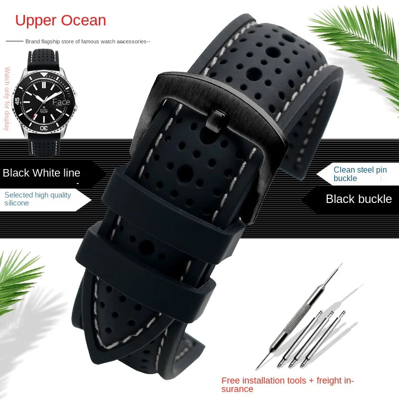 Polar Watch Band Breathable Silicone Strap For Polar Smartwatch