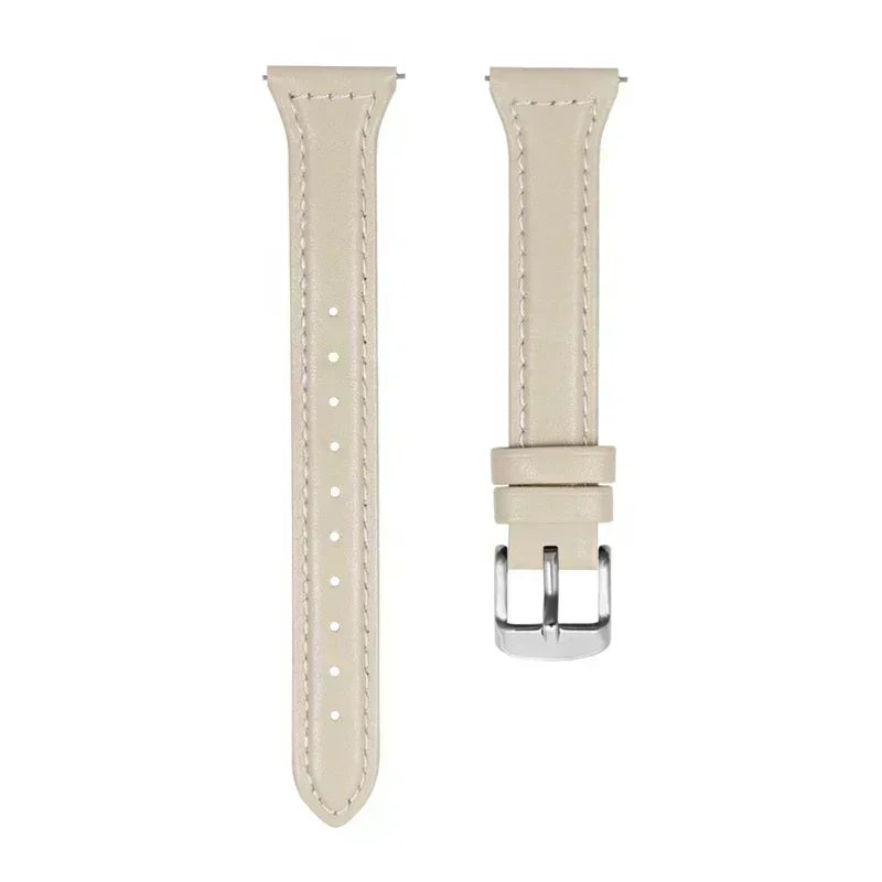 Amazfit Slim Leather Watch Bands Replacement for Smartwatches