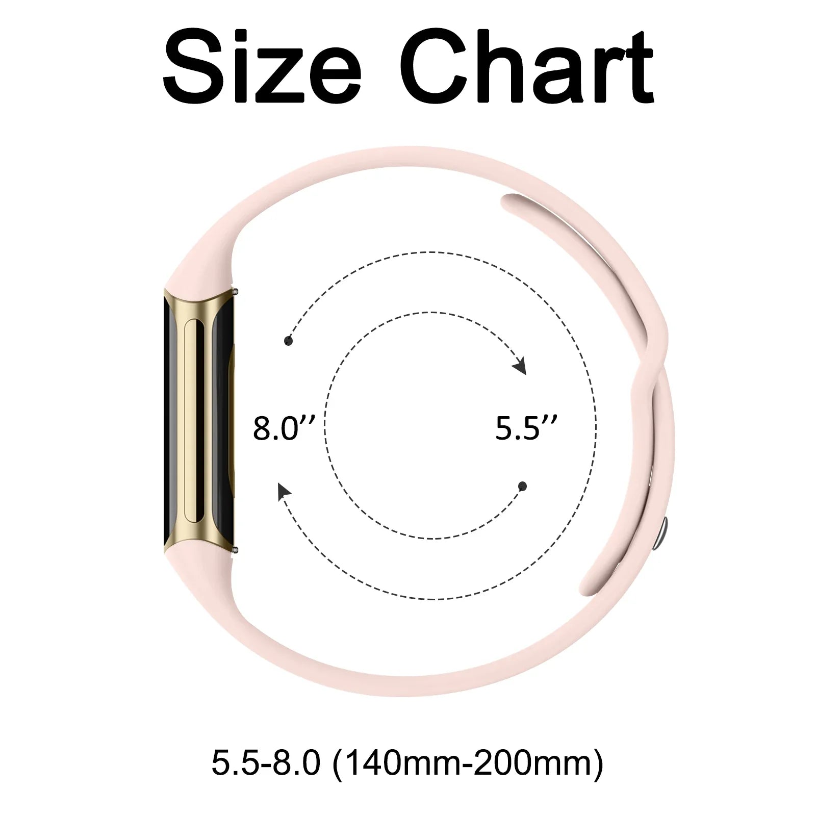 Fitbit Charge 5 6 Silicone Flower Engraved Soft Strap