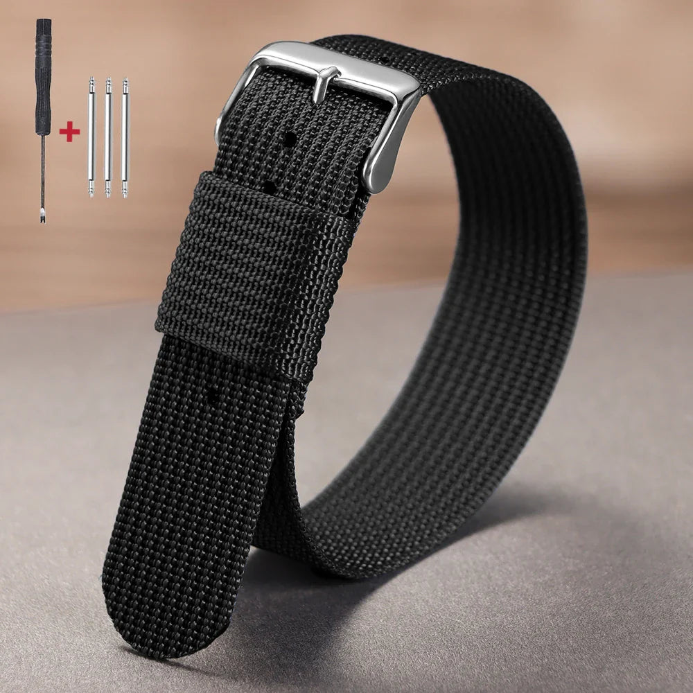 Motorola Moto Braided Nylon Watch Band Sports Fabric Wrist Strap