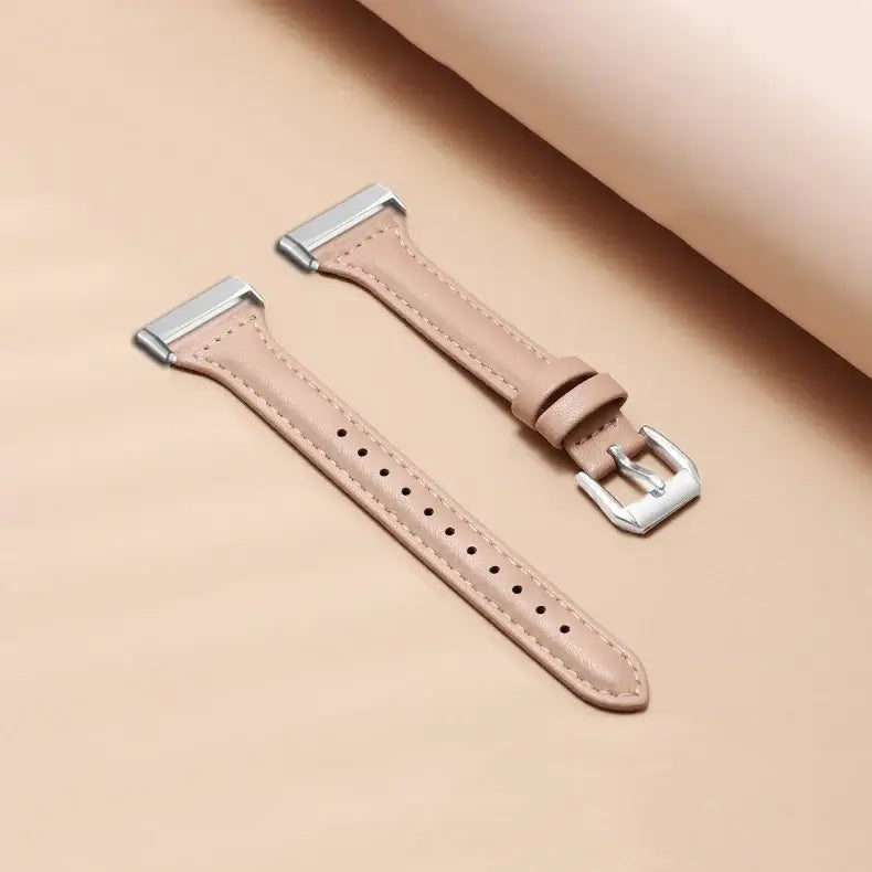 Fitbit Versa & Sense Leather Band - Classic and Stylish
