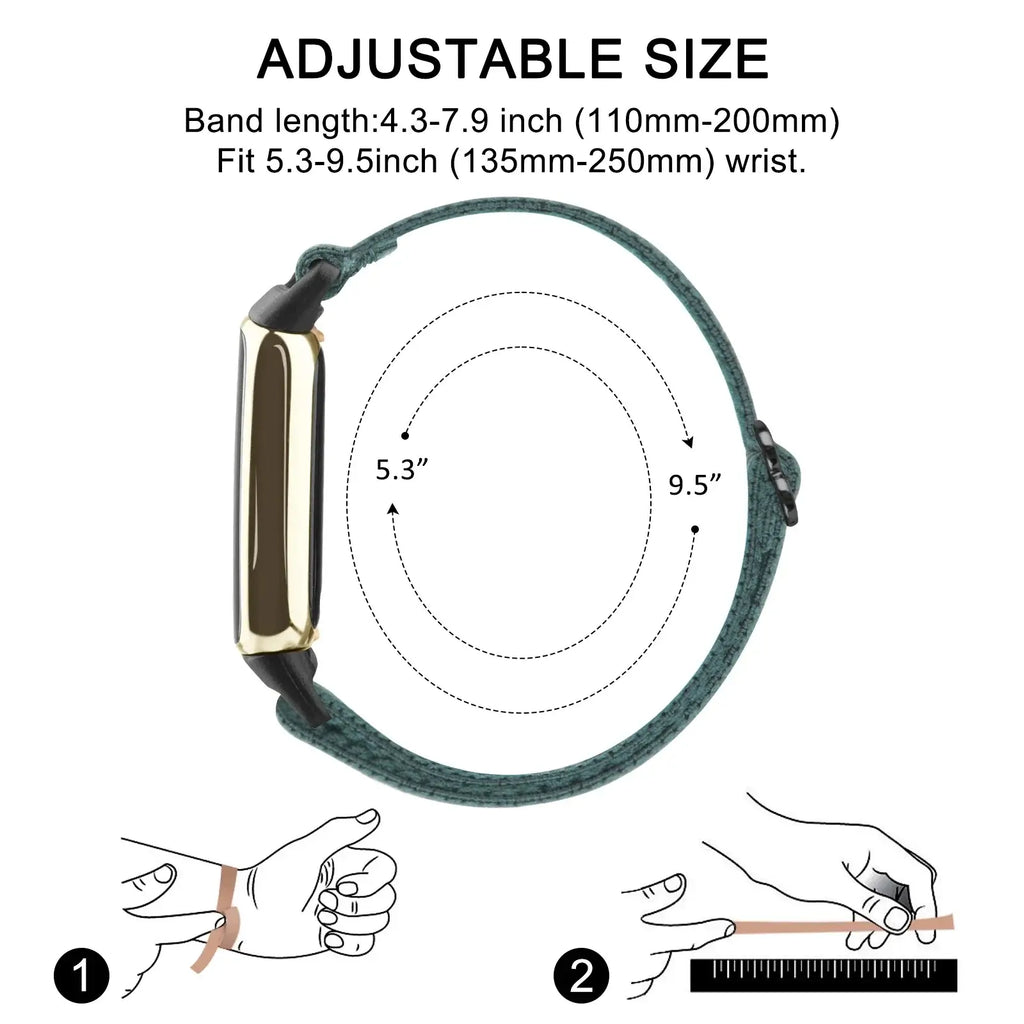 Fitbit Luxe Nylon Band - Durable, Soft, Breathable Design