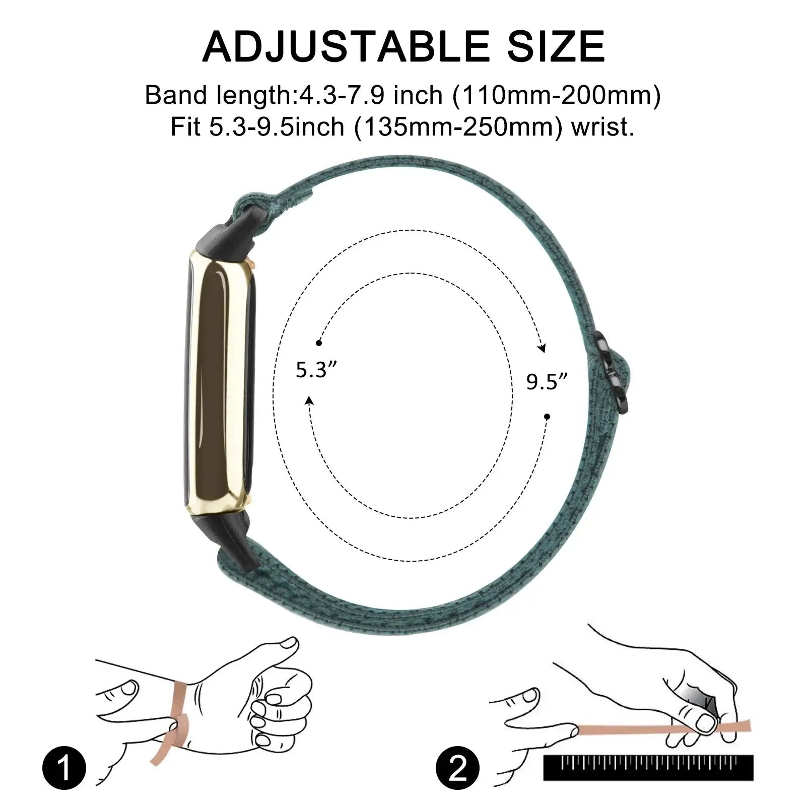 Fitbit Luxe Nylon Band - Durable, Soft, Breathable Design