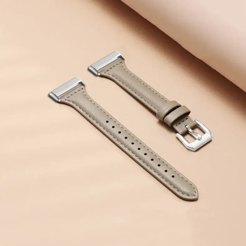 Fitbit Versa & Sense Leather Band - Classic and Stylish