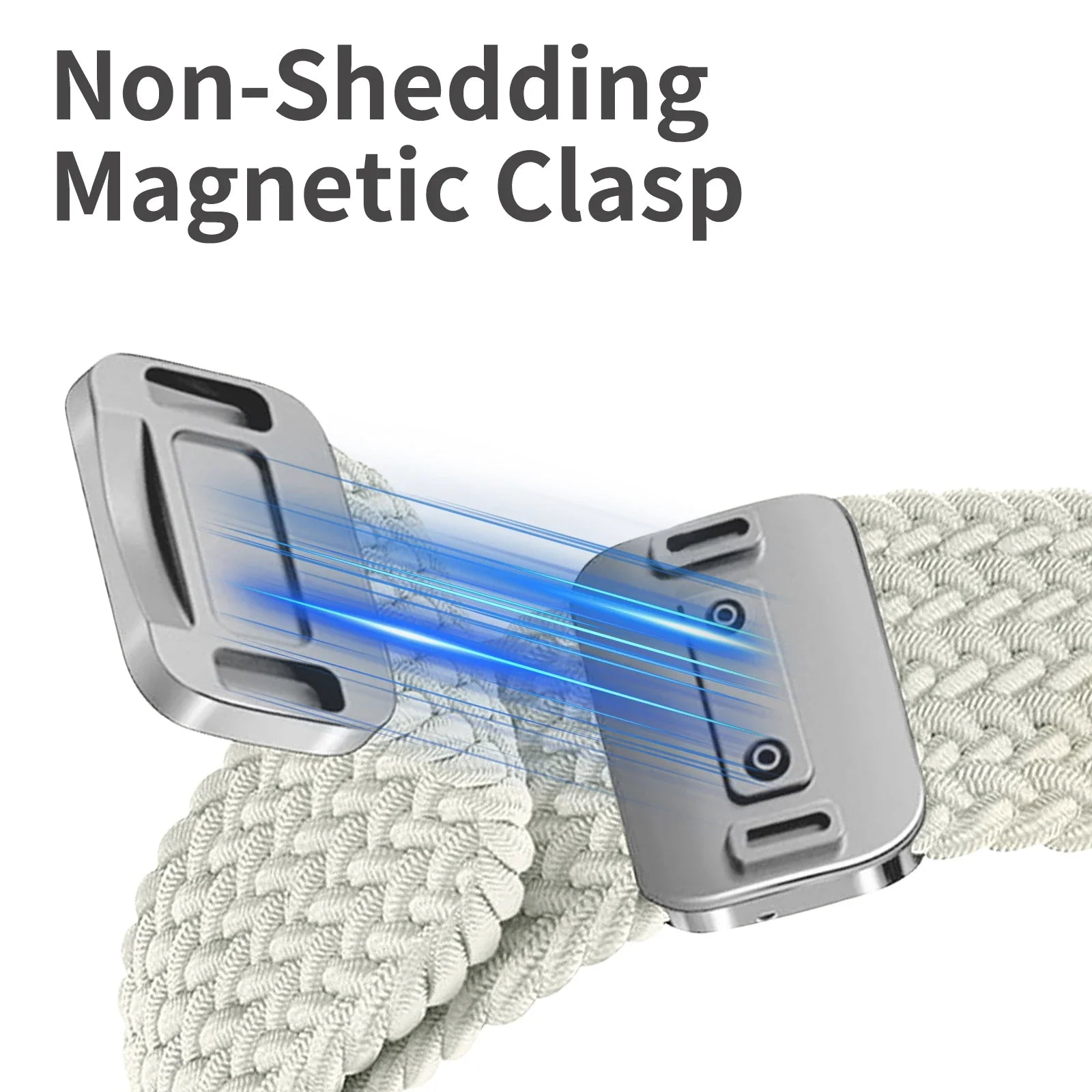 Fitbit Charge 5 6 Braided Band With Magnetic Buckle