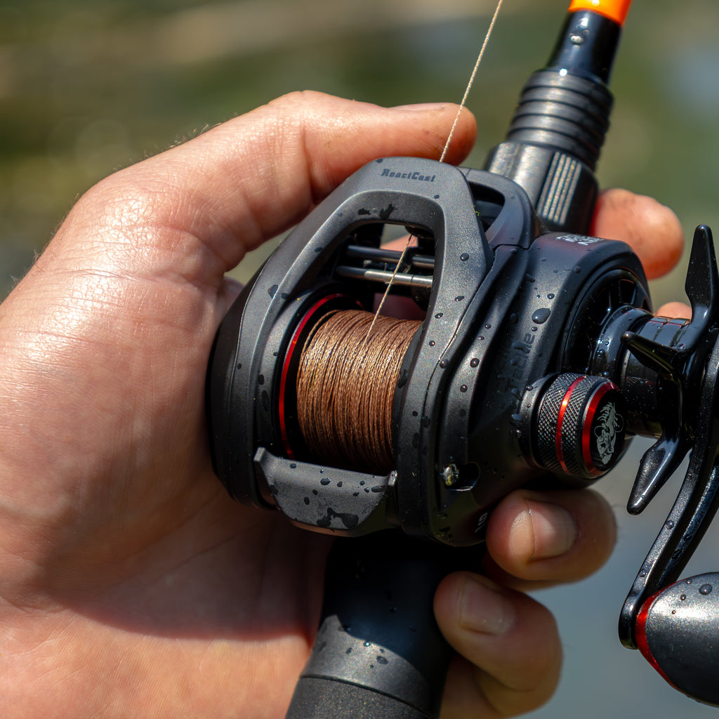 Reaction Tackle Braided Fishing Line - Timber Brown - NEW