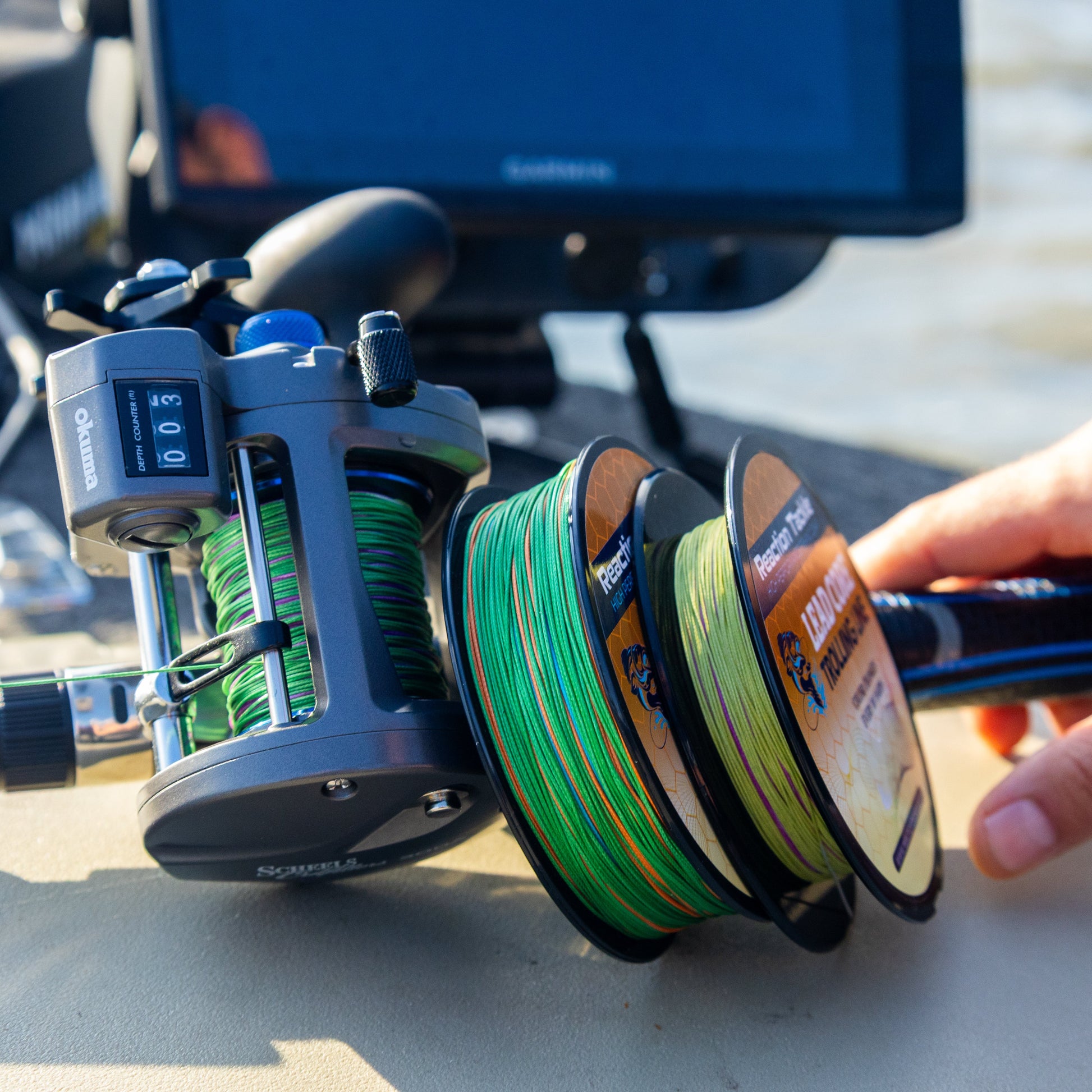 Reaction Tackle Lead Core Metered Trolling Braided Line