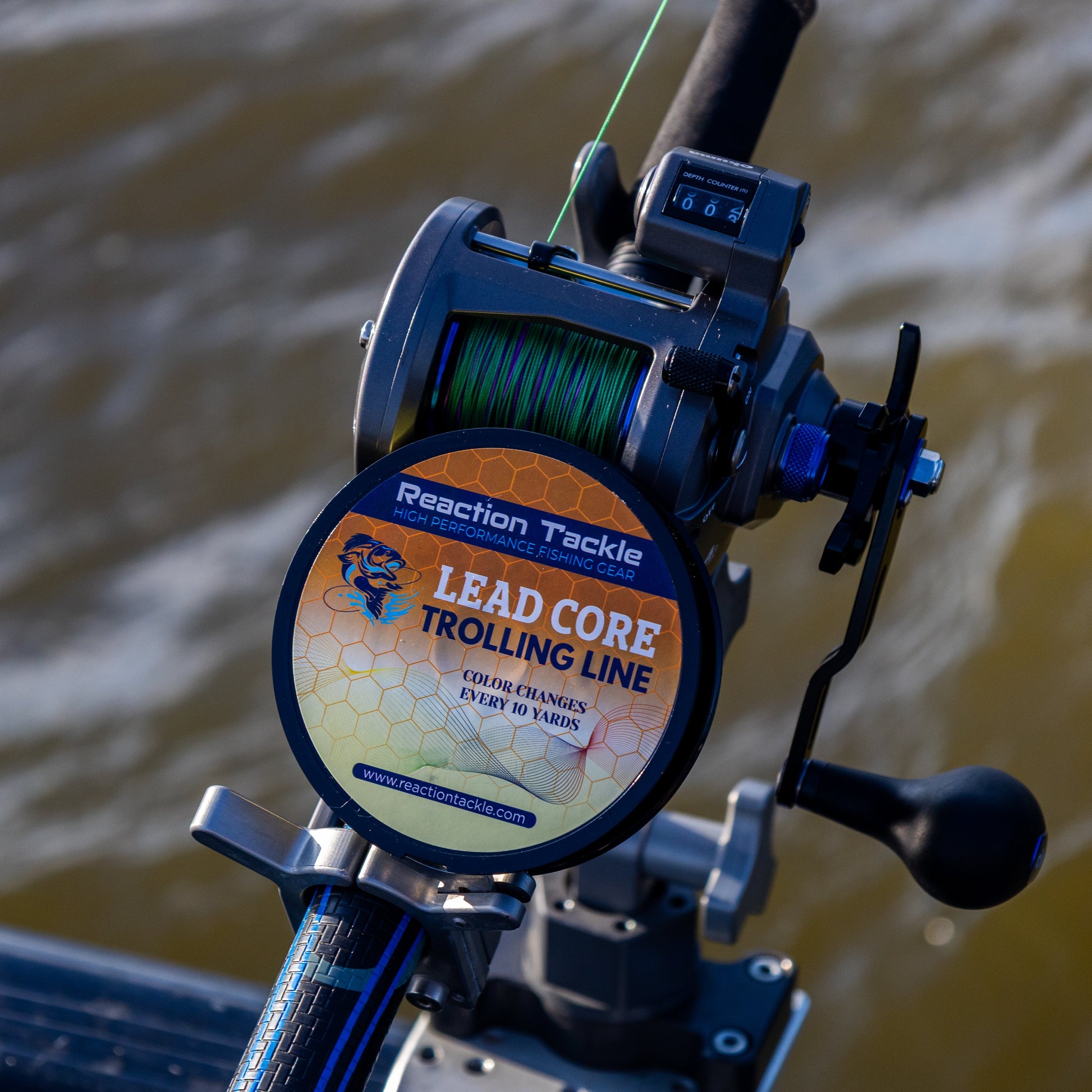 Reaction Tackle Lead Core Metered Trolling Braided Line