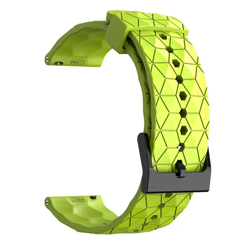 OnePlus Smartwatch Silicone Watch Band Football Pattern Quick Release Straps