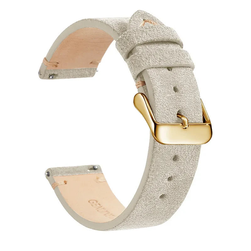 Polar Leather Watch Band Quick Release Genuine Cowhide Unisex
