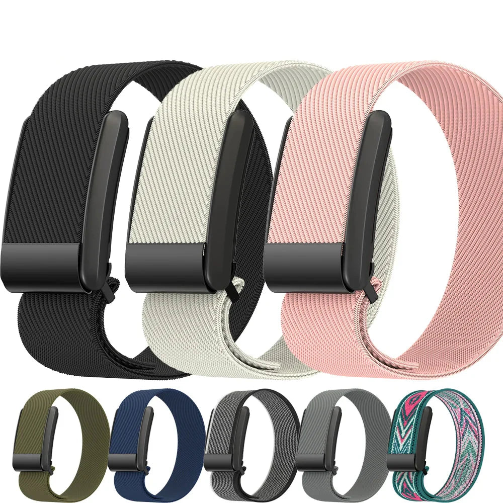 WHOOP 5.0 / 4.0 / 3.0 Nylon Strap - Stretchy Breathable