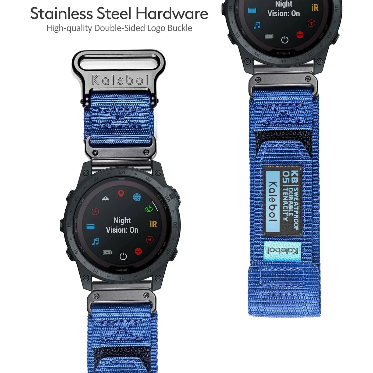 Durable Nylon Velcro Loop Garmin Bands - Quickfit