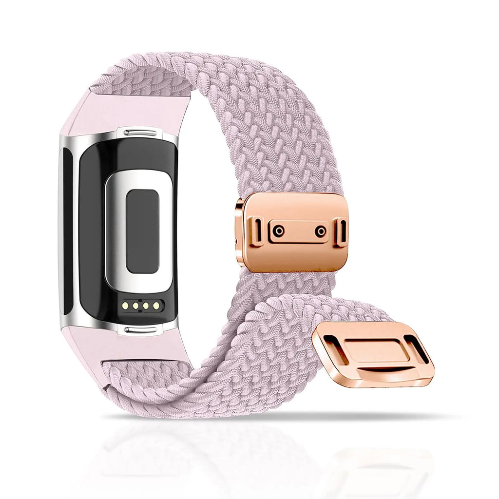 Fitbit Charge 5 6 Braided Band With Magnetic Buckle