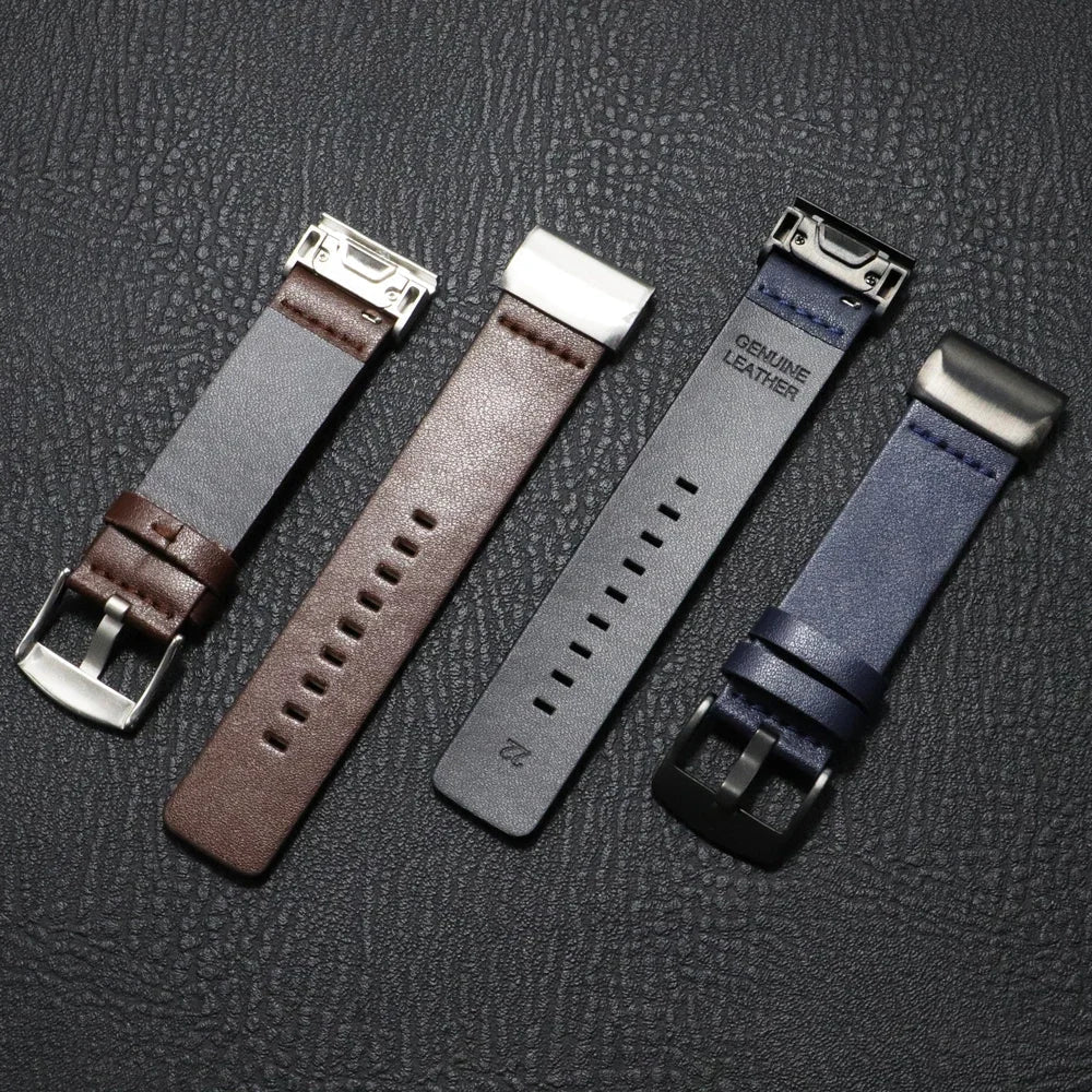 Garmin Leather Watch Band - Premium Comfort Stylish Design
