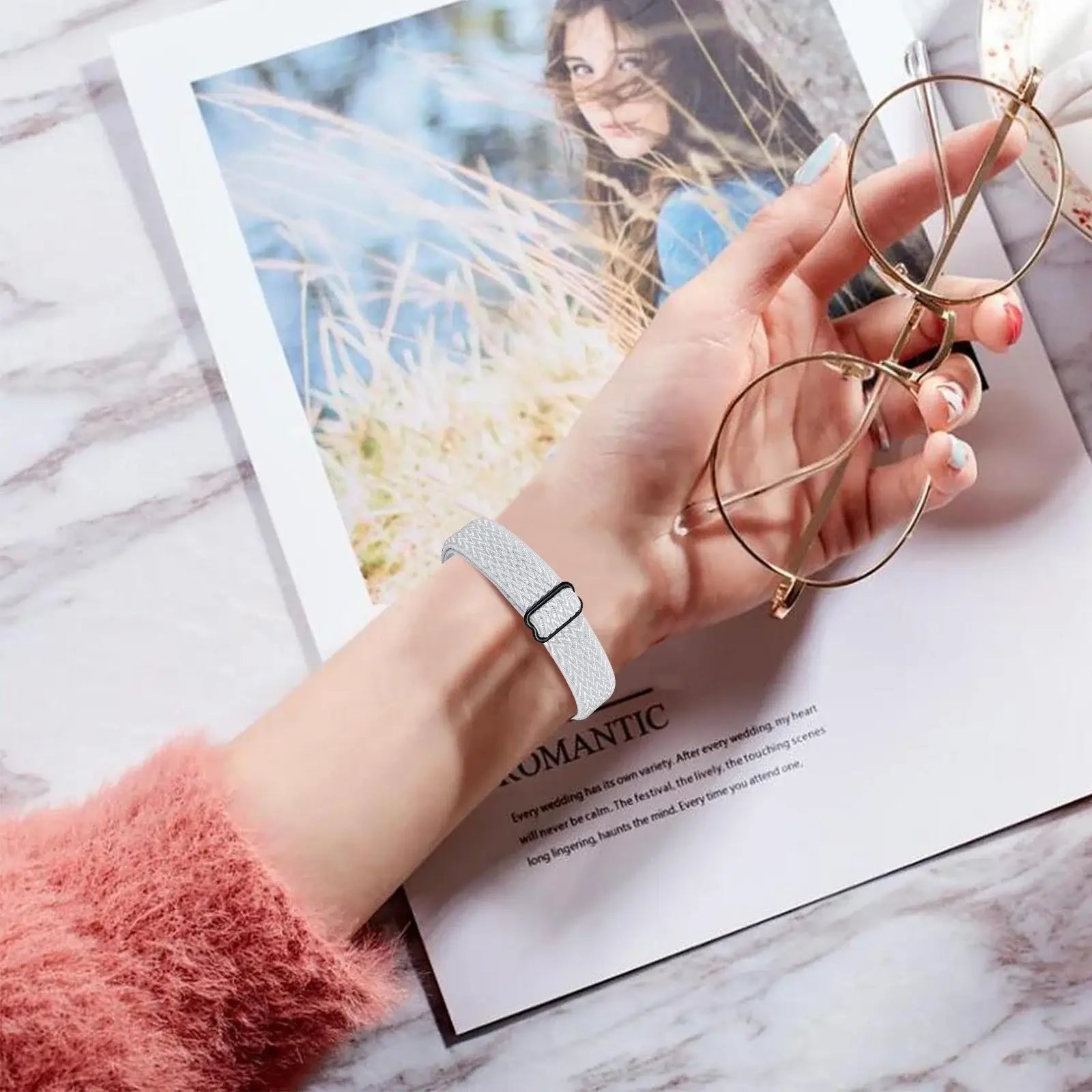 Fitbit Inspire 3, 2, 1, HR Nylon Band - Stretchy Durable Strap