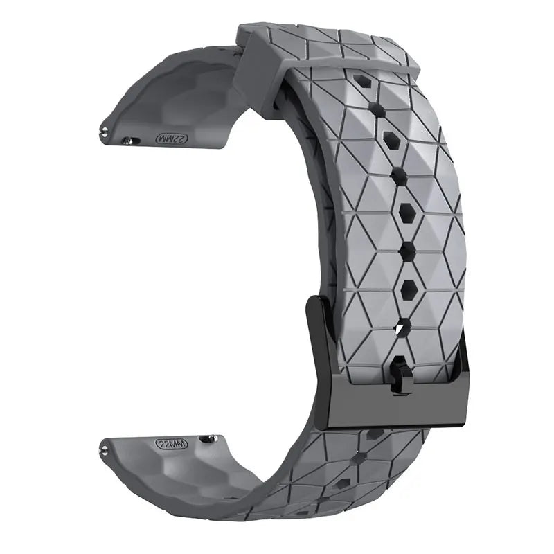 OnePlus Smartwatch Silicone Watch Band Football Pattern Quick Release Straps