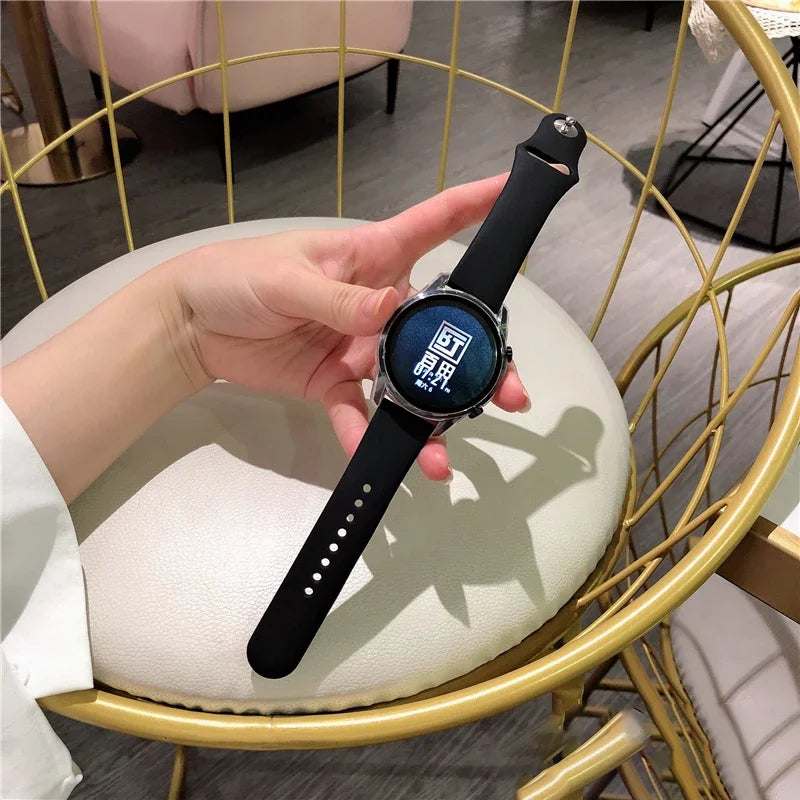 Polar Silicone Sport Watch Band - Durable Replacement Strap