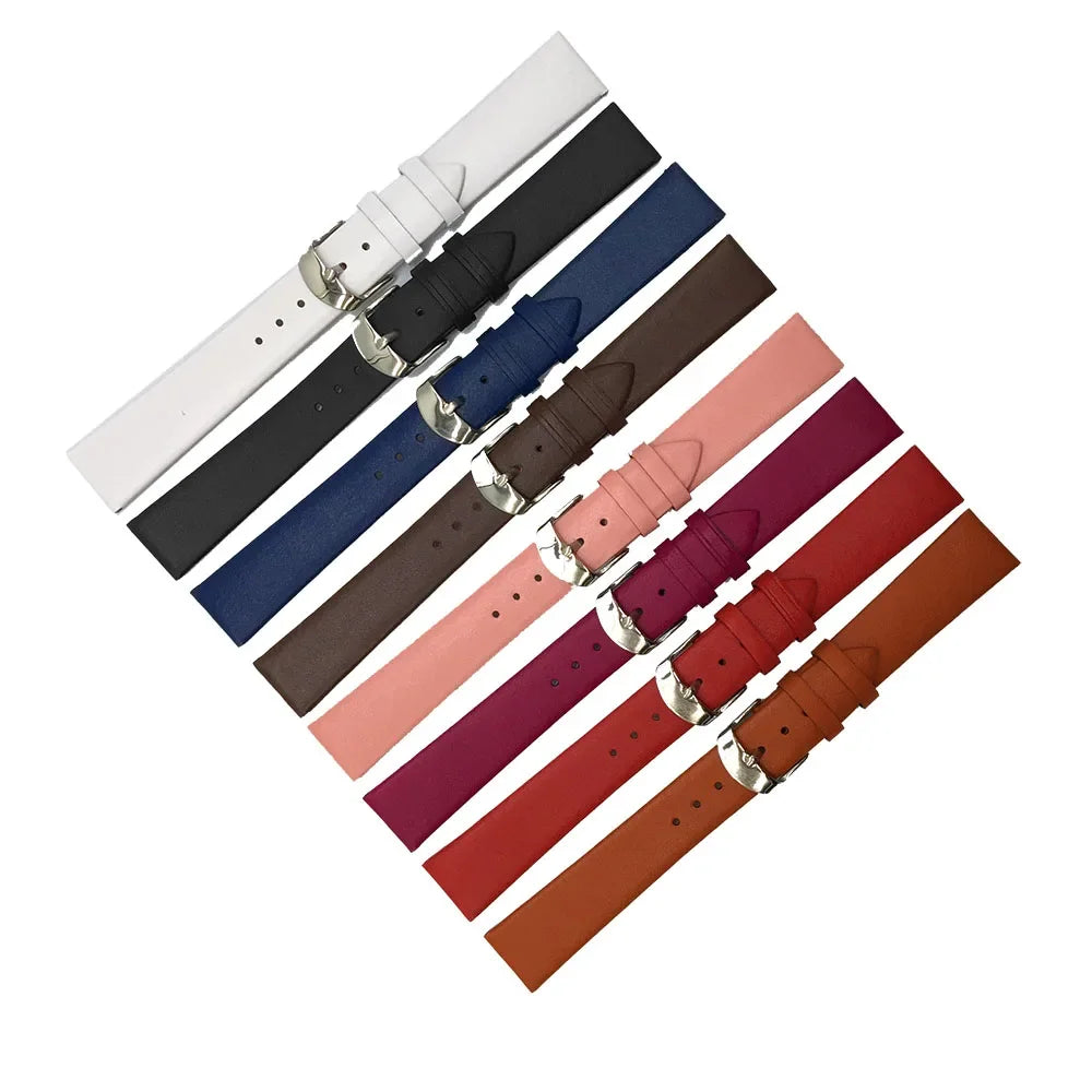 OnePlus Smartwatch Leather Band, Calf Leather Strap with Pin Buckle