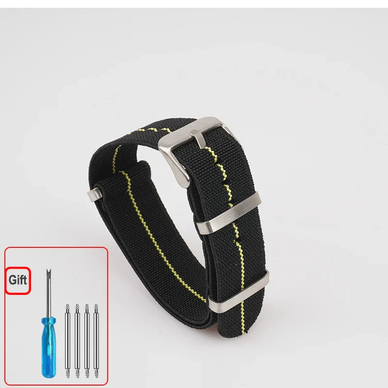Polar Elastic Nylon Watch Band, NATO Strap for Polar Smartwatch, Waterproof