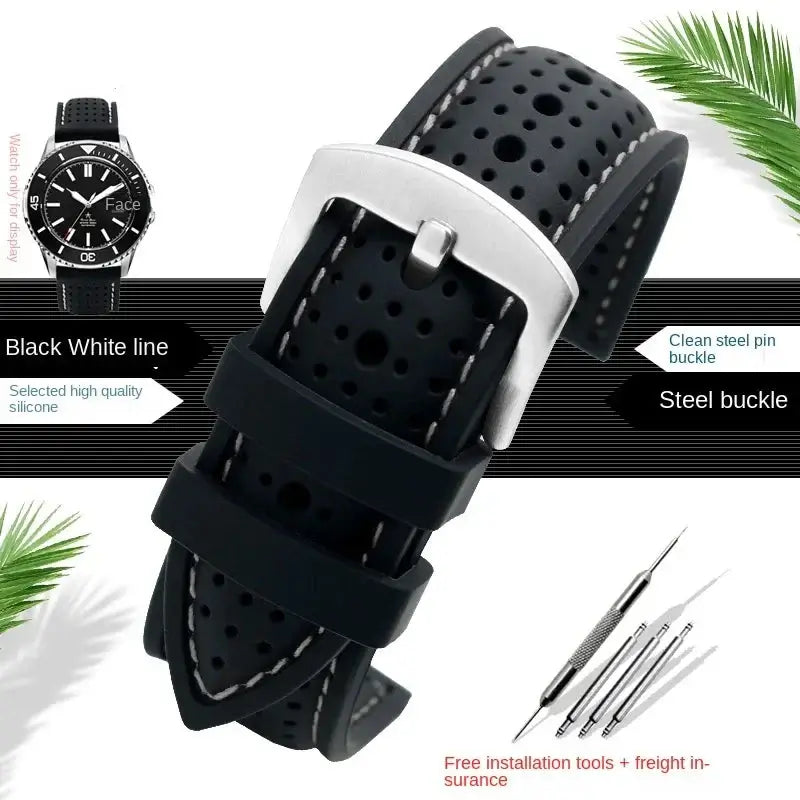 Suunto Silicone Band - Breathable Patterned Design